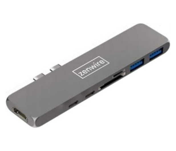 Zenwire Hub 7w1 USB-C HDMI 4K SD Thunderbolt 3.0 Macbook - 1604638 - zdjęcie